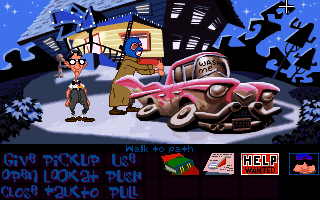 День щупальца (Day of the Tentacle) - у разбитого корыта