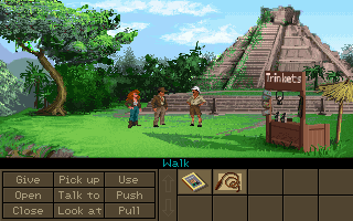 Indiana Jones and the Fate of Atlantis - у пирамид