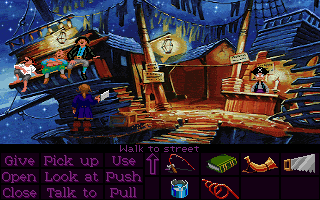 Monkey Island 2 - LeChucks Revenge - корабль