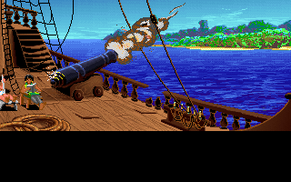 The Secret of Monkey Island - на корабле