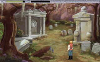 Quest for Glory IV - Shadows of Darkness - кладбище