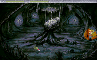 Quest for Glory IV - Shadows of Darkness - гнездо в пещере