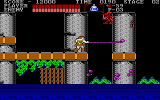 Castlevania 1986 - удар кнутом Vampire Kille
