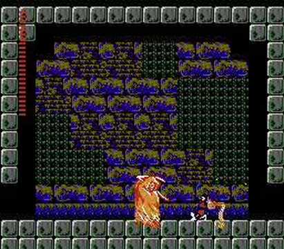 Castlevania II: Simon's Quest - схватка со смертью (Grim Reaper)