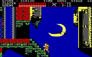Castlevania 1986 - на фоне луны