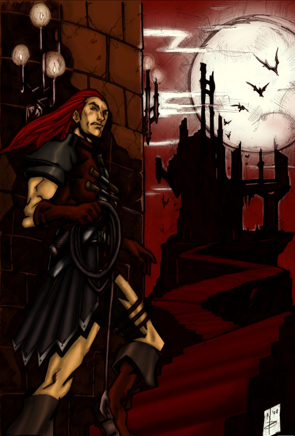 Castlevania Chronicles - на фоне замка