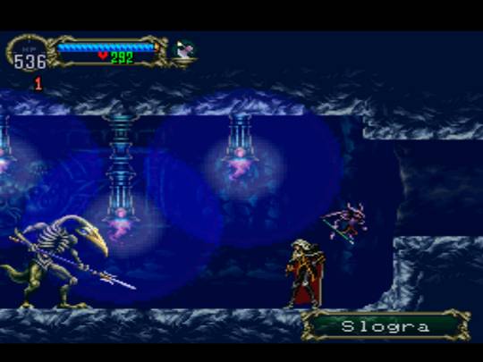 Castlevania: Symphony of the Night / Симфония ночи - screenshot - бой со странным скелетом