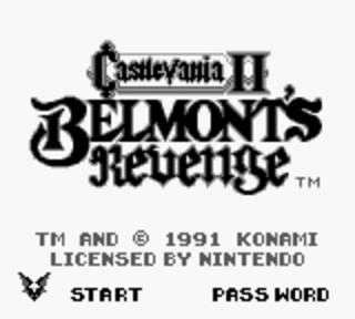 Castlevania 2: Belmont's Revenge - старт игры