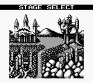 Castlevania 2: Belmont's Revenge - выбор замка для зачистки от нечести